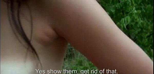  Casey Jordan pussy fucked in the woods for some money